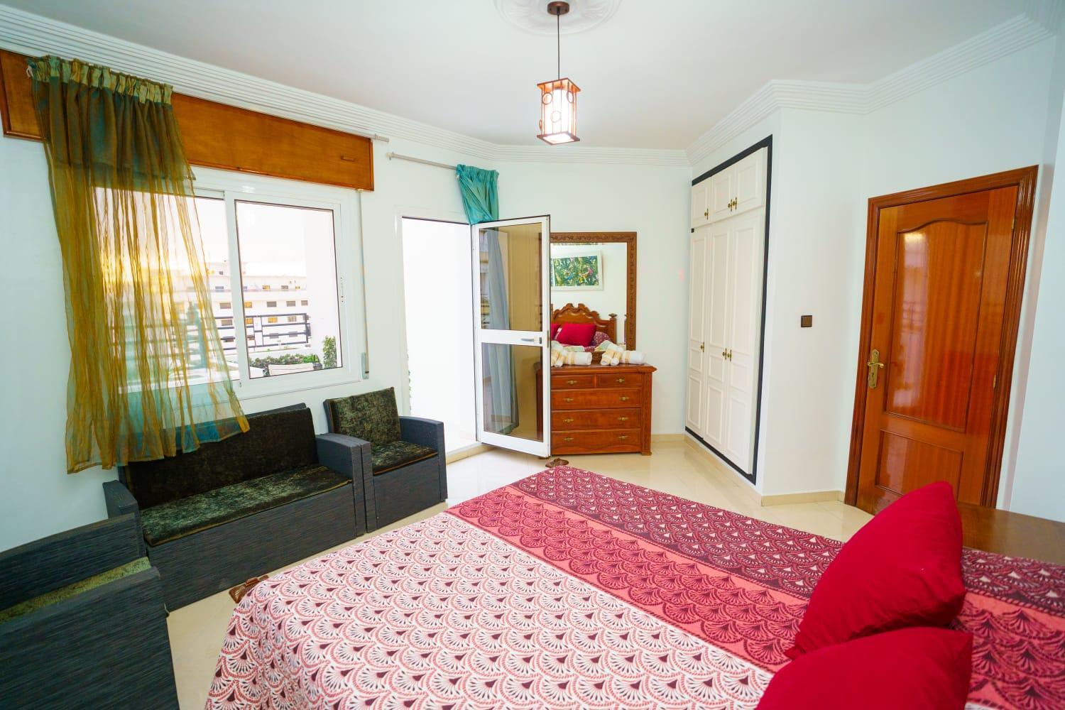 Bright Apartment With Sea View, Few Steps Away From The Tgv Tangier Bagian luar foto