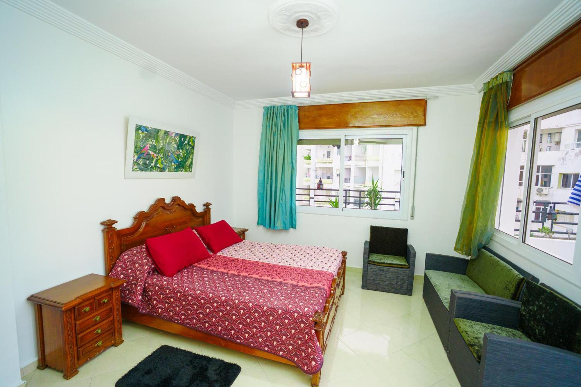 Bright Apartment With Sea View, Few Steps Away From The Tgv Tangier Bagian luar foto