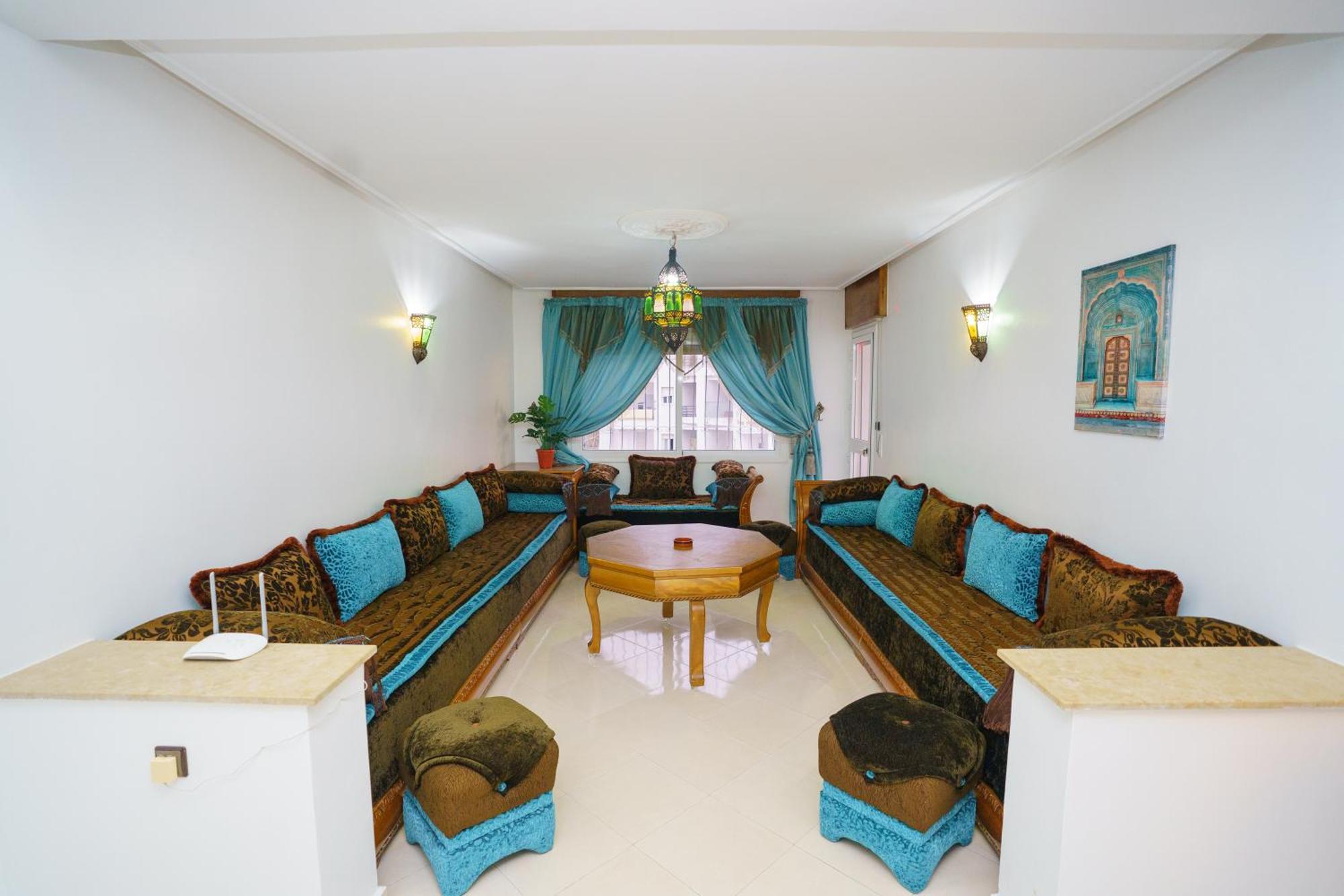 Bright Apartment With Sea View, Few Steps Away From The Tgv Tangier Bagian luar foto